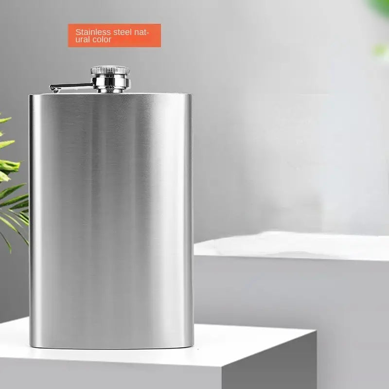 Stainless Steel Portable Flask With Stainless Steel Funnel - CAN BE PERSONALIZED