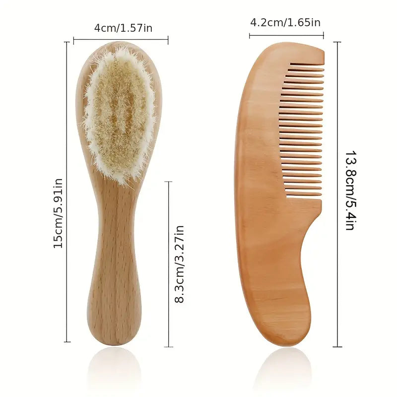 Baby Comb and Hair Brush Set