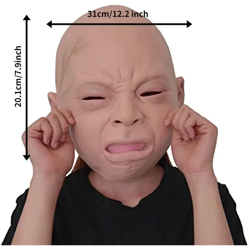 Halloween Crying  Baby Mask