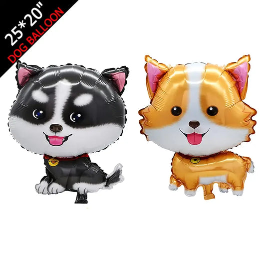 Adorable Dog Balloons - Corgi or Husky