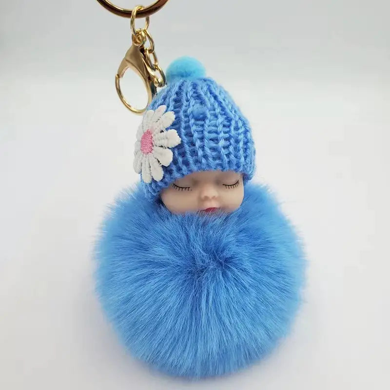 Key Chain - Pom-Pom Baby