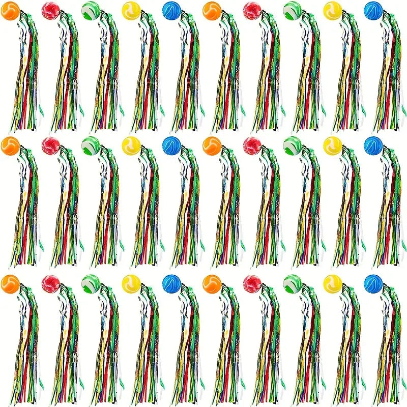 Brightly Colored Comet Bouncing Ball - Set of 2