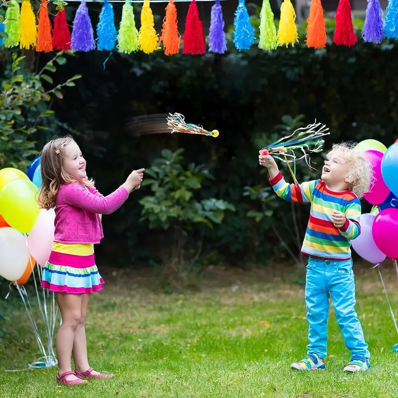 Brightly Colored Comet Bouncing Ball - Set of 2
