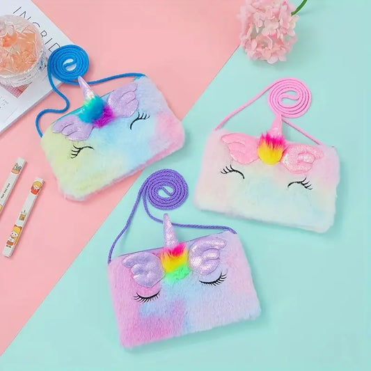 Unicorn Crossbody Purse with Zipper