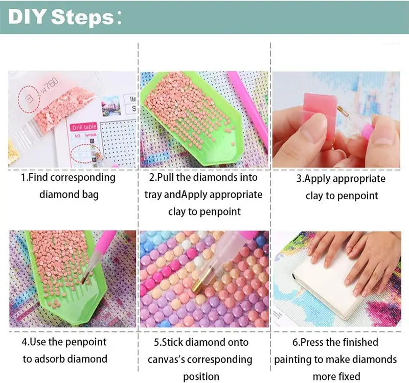 Diamond Painting Santa Christmas Wreath