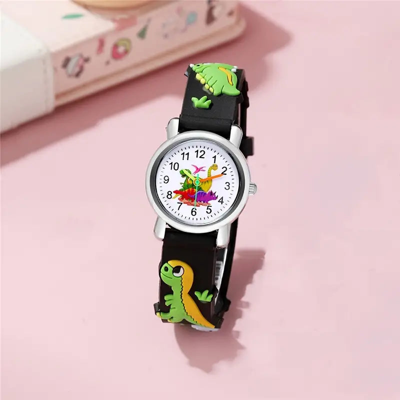 Adorable Dinosaur Watch with Cute 3D Silicone Band