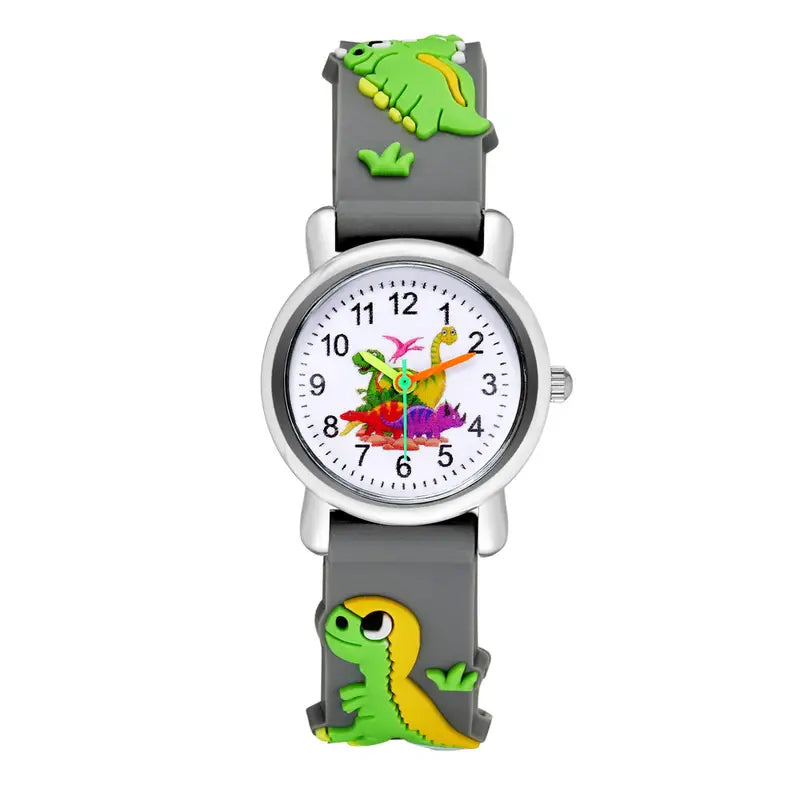 Adorable Dinosaur Watch with Cute 3D Silicone Band