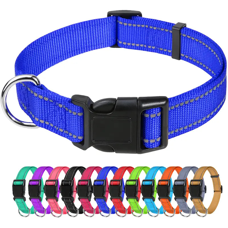 Reflective Nylon Dog Collars