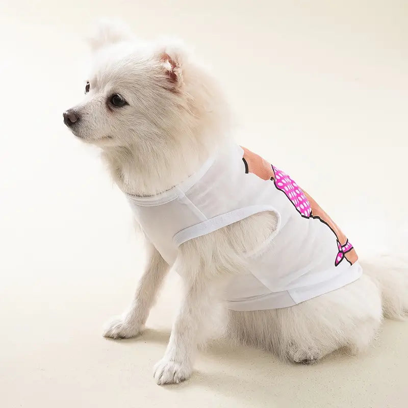 Pet Bikini Printed Dog Shirt