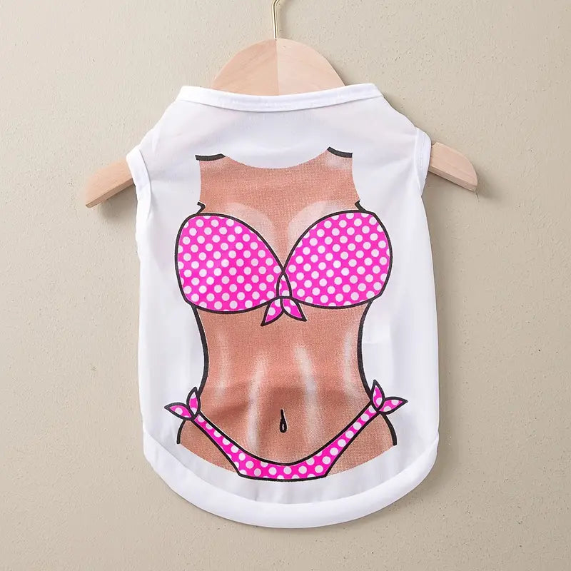 Pet Bikini Printed Dog Shirt