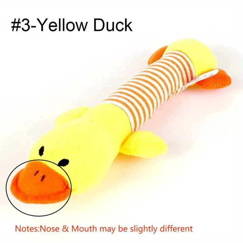 Super Cute Squeaky Dog Toy - Pig or Duck with Sound