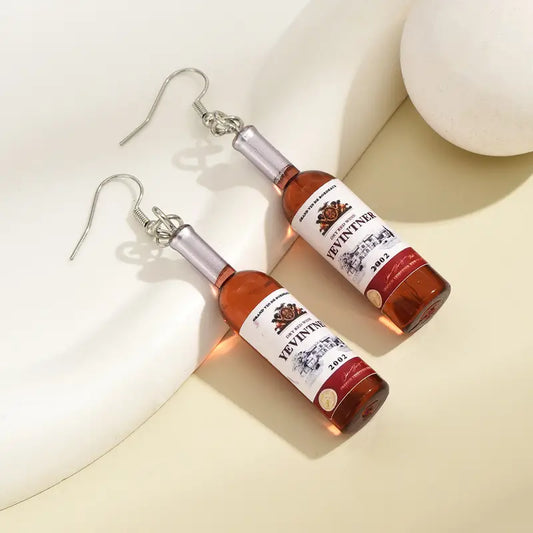 Earrings - Wine Bottle Drop Earrings