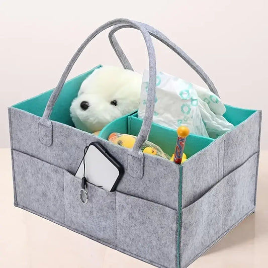 Baby Diaper Caddy - Nursery Storage Bin - Can be Personalized !!!