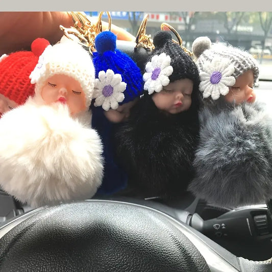 Key Chain - Pom-Pom Baby