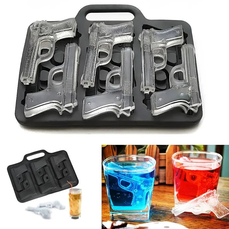 3D Gun Ice Mold Tray