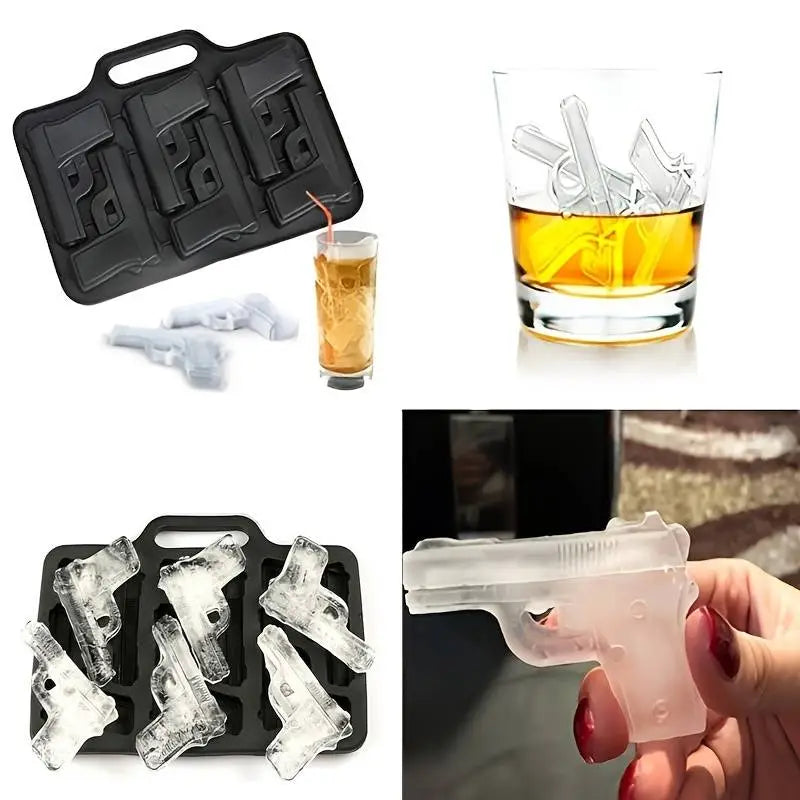 3D Gun Ice Mold Tray