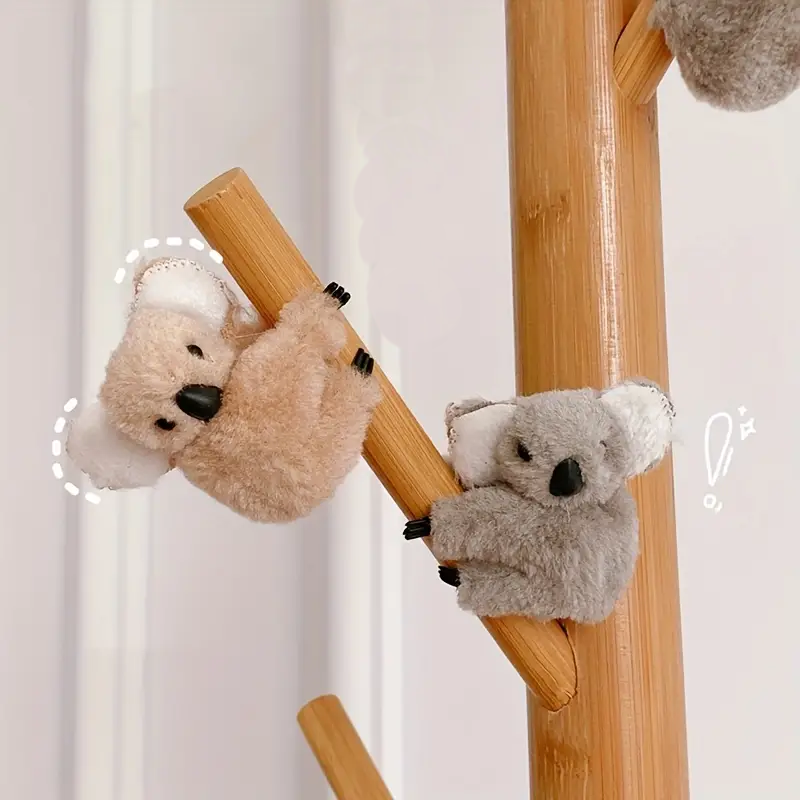Cute and Cuddly Koala Hair Clips (Set of 2)