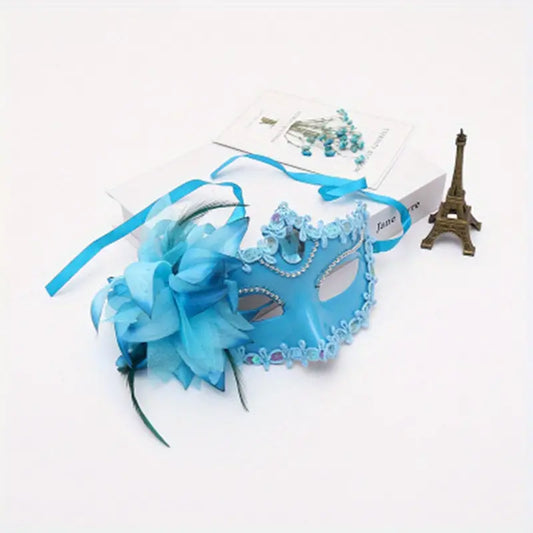 Masquerade Lily Flower Venetian Mask