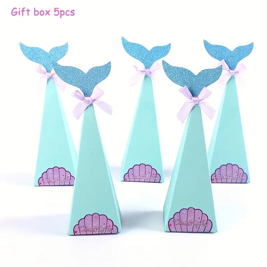 Mermaid Tail Candy Party Boxes