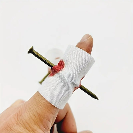 Nail Thru Finger Prank Toy