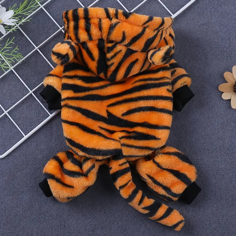 Pet Hoodie - Pet Costume - Tiger