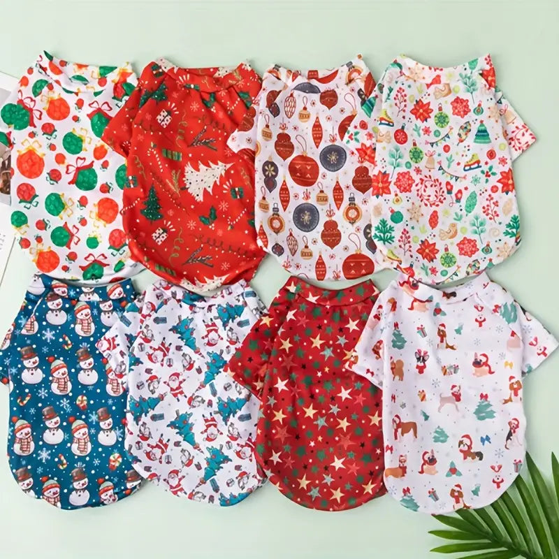 Festive Holiday Dog Shirts