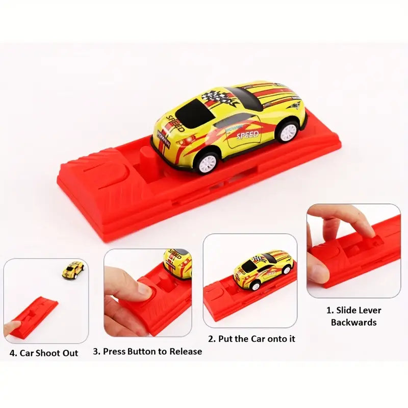 2 Racing Cars with Launchers