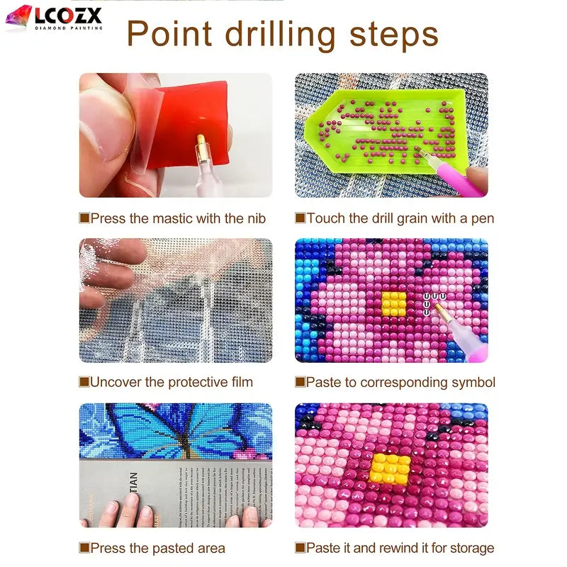 Diamond Painting Santa Christmas Wreath