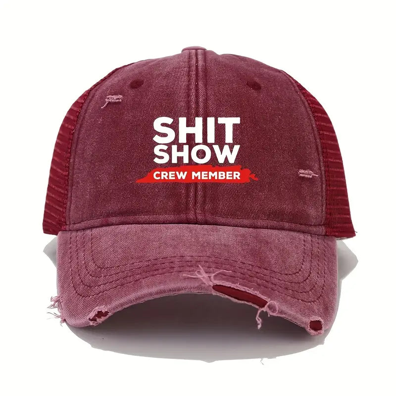 Shit Show Supervisor or Crew Member Cap - 100% Cotton