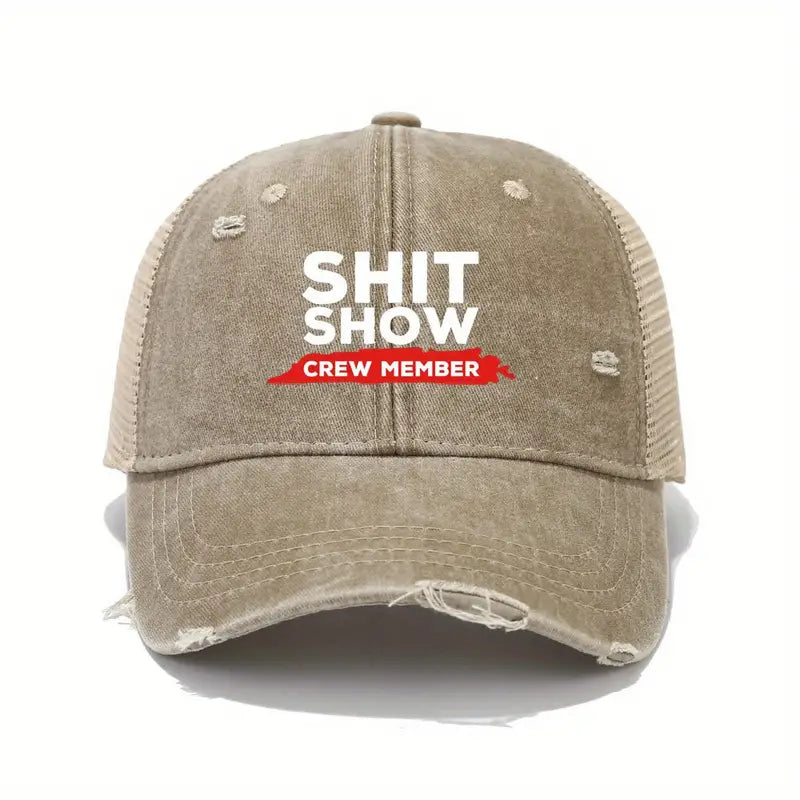 Shit Show Supervisor or Crew Member Cap - 100% Cotton