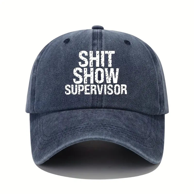 Shit Show Supervisor or Crew Member Cap - 100% Cotton