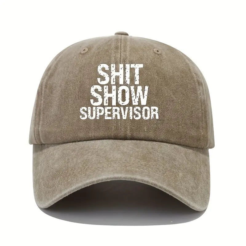 Shit Show Supervisor or Crew Member Cap - 100% Cotton
