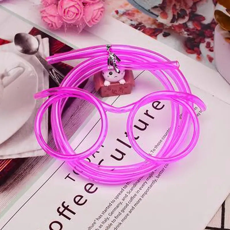 Funny Drinking Straw Glasses for Children, Adults, Toys, Parties