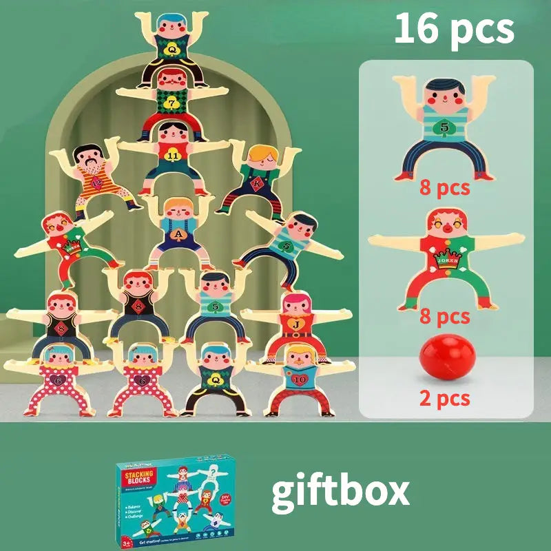Circus Performers Stacking and Balance Game