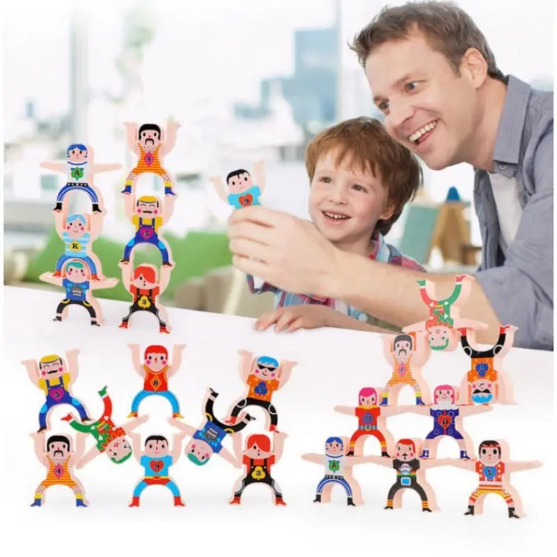 Circus Performers Stacking and Balance Game