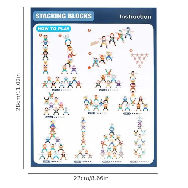 Circus Performers Stacking and Balance Game