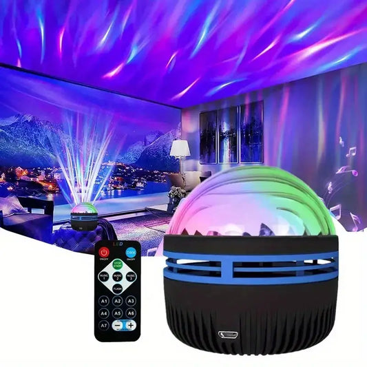 Bring the Sky Indoors! This  Starry Sky Projector with Remote and  USB Plug-In