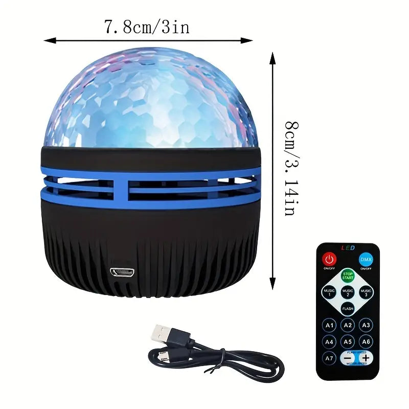 Bring the Sky Indoors! This  Starry Sky Projector with Remote and  USB Plug-In