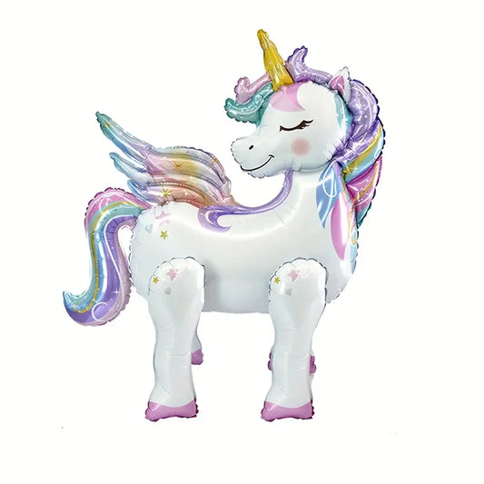 Large 3D Unicorn Balloon  5 pcs to assemble (26.7 x 24 inch )