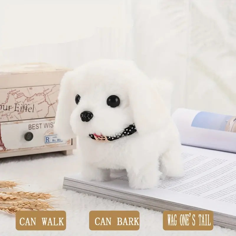 Adorable Walking - Barking- Tail Wagging Dog