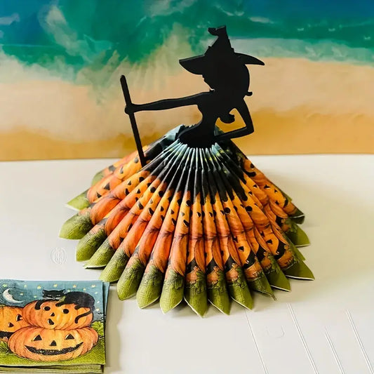 Halloween Witch Napkin Holder - fits 4.5 to 5" napkins